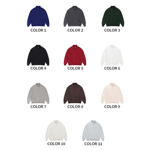 Pull à Capuche Polaire Imperméable en Coton Lourd 550 g/m² de Haute Qualité, Col Montant Surdimensionné, Rembourré, Vente en Gros - Product Image 4