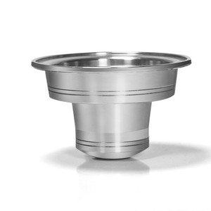 Convertidor de cápsulas VtoU a Nicepads, soporte de filtro de acero inoxidable grande a pequeño para máquina de café - Product Image 1