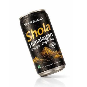 Soda Carbonatada de Shola Shilajit con Sabor a Resina Natural en Botellas Herméticas para Bebidas Listas para Beber - Product Image 1