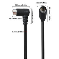 8-poliges S-Video-Kabel Mini-DIN 8-polig mit Kupferleiter YR-SV8-B1 für Set-Top-Box, Scanner und Überwachung
