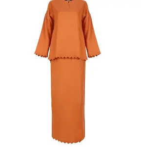Kebaya, современное платье baju kedah, малазийский комплект одежды, оптовая продажа, Женская юбка, малазийский комплект