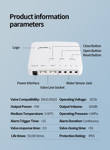 전문적인 누수 감지 및 자동 차단 시스템 - DN20 황동 밸브, 6m 센서, 스마트 홈/지하실 홍수 방지 - Product Image 6
