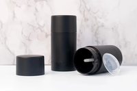 Récipient vide de bâton de déodorant de gel en plastique de tubes ronds cosmétiques de torsion