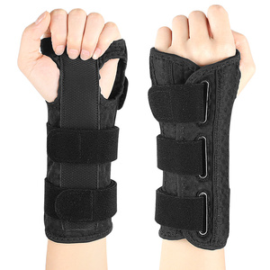 Yeni Ayarlanabilir Bilek Desteği Çıkarılabilir Alüminyum Atel Nefes Alabilen File Kompresyon Bandı Avuç İçi Desteği Spor Bilek Sabitleyici - Product Image 5