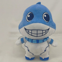 UYEAH OEM/ODM Peluche Requin Bleu Personnalisée – Cadeau Adorable, Peluches Dessin Animé, Jouets en Peluche Doux et Personnalisables en Forme de Poisson