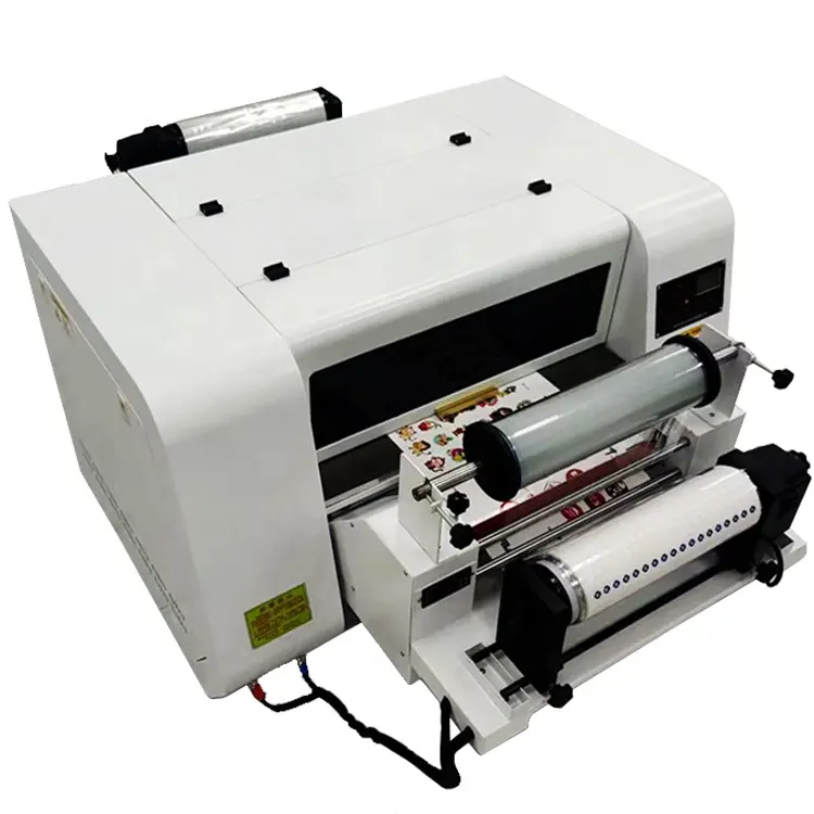factory UV flat lamination all-in-one roll impresora uv dtf label sticker printer imprimeur a3 uv printer