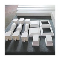 Auuan Balustre Moderne Design Polyuréthane Extérieur Escalier Balustrade Extérieur Balcon Balustre Main Courante pour Décoration Extérieure