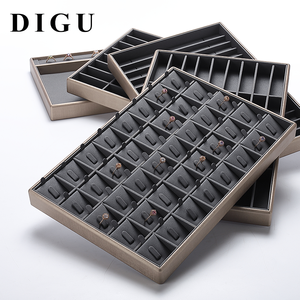 ถาดใส่เครื่อ<span class=keywords><strong>ง</strong></span>ประดับขนาดใหญ่ DIGU 50+ ช่อง  วัสดุหนั<span class=keywords><strong>ง</strong></span> PU สำหรับจัดเก็บต่า<span class=keywords><strong>ง</strong></span>หู สร้อยข้อมือ แหวน สร้อยคอ - Product Image 5