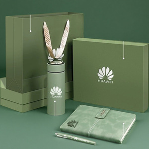Gobelet isotherme en acier inoxydable Huawei, design minimaliste rond, impression de logo, ensemble cadeau d'affaires, stock disponible, vente en gros - Product Image 3