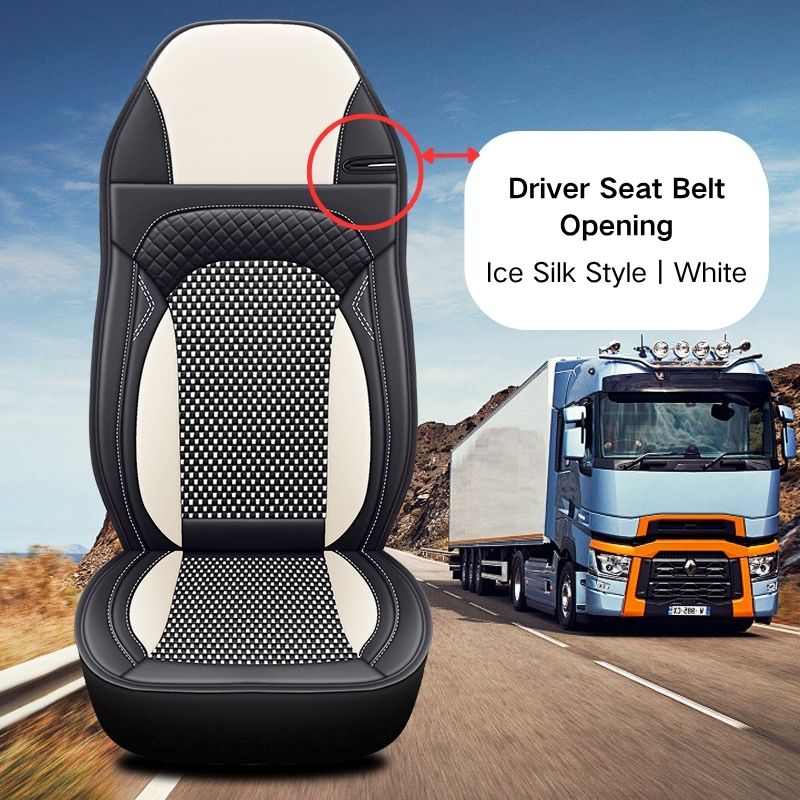 Ouverture de ceinture de sécurité conducteur blanche