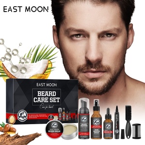 Etiqueta privada 100% Natural Organic Limpieza suave Hidratante Reparación para hombres Aseo Cuidado de la barba Kit de crecimiento Set - Product Image 1