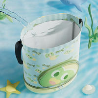 Sac de plage unisexe pour enfants en EVA, personnalisable, avec fermeture à cordon, double bandoulière, pour articles secs et humides