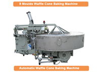 Machine industrielle de fabrication de cônes de crème glacée, 5000 pièces//h, nouveau modèle de chauffe-gaz, prix d'usine, en vente