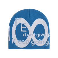 Fabricants de bonnets réversibles personnalisés, impression intégrale, jacquard, Y2K, sans revers, bonnet d'hiver en tricot avec logo