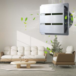 SEICOI Electric LED <b>Light</b> Smoke Exhaust Ventilation Ultra Quiet 230V <b>Square</b> Fan Kitchen Customized ODM OEM Support IPX4 90m/h - Product Image 3
