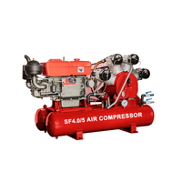 Compresseurs d'air pour machines minières SF-4.0/5, compresseur d'air à piston miniature pour l'exploitation minière, moteur diesel portable, 5 bars