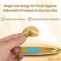 Lunettes de lit de bronzage transparentes jetables-Livrées avec une boîte en plastique pour que vous puissiez stocker et transporter plus facilement.