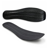 Semelles en fibre de carbone pour hommes et femmes, inserts de soutien rigides pour les doigts des pieds, le hallux limitus, l'arthrite, la récupération après fracture du pied
