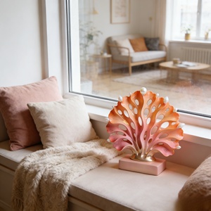 Qimeng, Langage corallien, Lumière fluide, cette pièce a été sculptée et coulée par Bozhiyi. - Product Image 4
