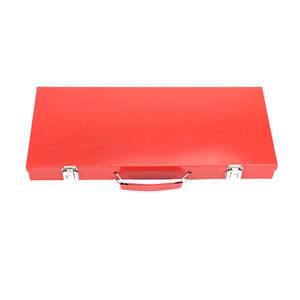Solide Set Perkakas Reparasi Otomatis, Kit Peralatan Tangan Kotak Logam Soket Perbaikan Otomatis Garis Biru, Kunci Roda-gigi-searah 24 Buah - Product Image 5
