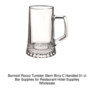 Stern Beer Glass 04 51 cl with Handle Bormioli Rocco H 14.9 cm Ø 9.8 cm - Product Image 2