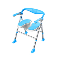 Chaise de douche pliante en U ZS CARE, réglable en aluminium, capacité 150 kg, garantie 1 an, sécurité salle de bain, soins à domicile