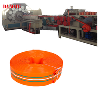 Tuyau plat de transport d'eau agricole en TPU, PU, PVC, NBR de 3, 6 et 8 pouces pour machines de production