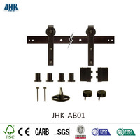 Portes coulissantes en bois massif JHK-Flush-17, style tendance, panneau de porte de qualité supérieure