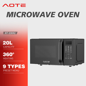 <span class=keywords><strong>Four</strong></span> à <span class=keywords><strong>micro</strong></span>-<span class=keywords><strong>ondes</strong></span> Aotee standard européen transfrontalier avec plateau tournant pour usage domestique, 20L, chauffage visible - Product Image 1