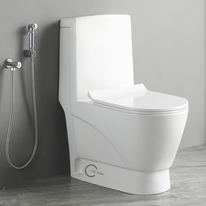 Inodoro de Cerámica Blanco para Baño, Inodoro de Una Pieza - Product Image 4