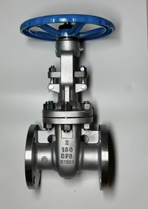 Válvula de Compuerta Alta ANSI DIN de Acero Inoxidable CF8 DN350 PN16 con Brida SS316L - Product Image 1