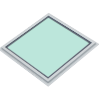 Plancher surélevé industriel en verre trempé haute résistance, panneau 600x600mm, pour centre de données, salle de serveurs, marque Xiangli