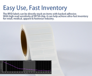 กระดาษเคลือบการพิมพ์แบบกำหนดเองสำหรับการจัดการค้าปลีกสติกเกอร์ฉลาก RFID ได้รับการรับรองแบบโค้ง - Product Image 5