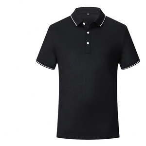 Camiseta de Golf Personalizada con Logotipo para Hombre, Color Sólido, Tejida, 100% Algodón, Manga Corta, Transpirable, Servicio OEM - Product Image 2