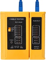 Red suave que funciona RJ45 RJ11 RJ12 CAT5 CAT6 UTP USB LAN Cable probador herramienta de mano personalizada OEM y ODM compatible