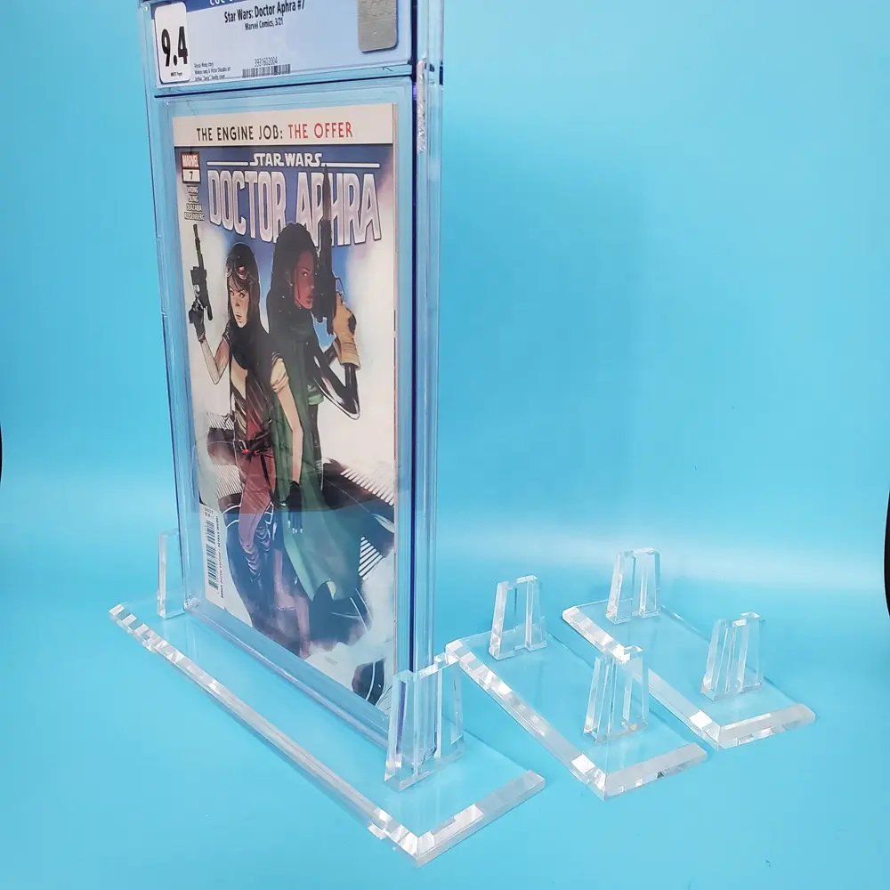 Soporte para exhibición de cómics acrílicos, la mejor manera de mostrar CGC, CGC