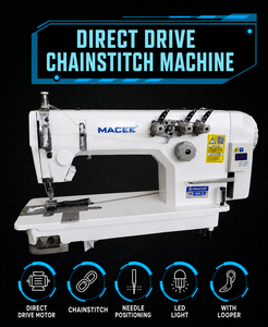 Máquina de Coser de Cadena de 3 Agujas de Alta Velocidad con Accionamiento Directo <span class=keywords><strong>MC</strong></span> <span class=keywords><strong>3800</strong></span>-3D - Product Image 3