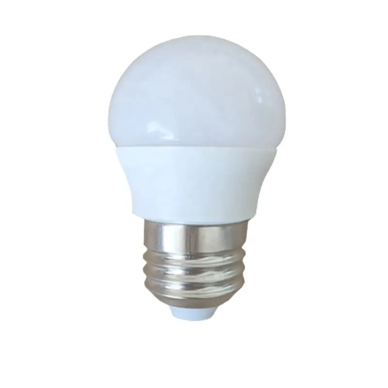 Material de aluminio plástico G45 E27 E14 85-265V bombillas LED para E27 festón Cadena de luz