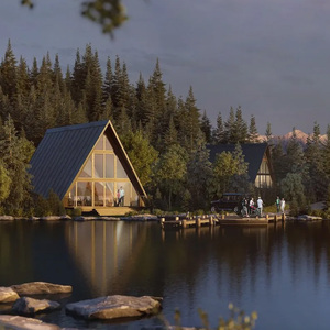 欧洲经典别墅住宅豪华预制三角预制房屋中国制造 - Product Image 6