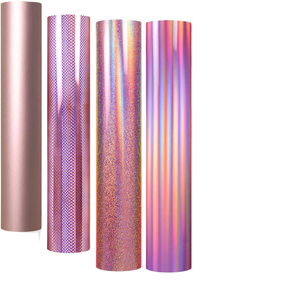 Rouleau de vinyle autocollant personnalisé pour découpe, 80 microns, PVC holographique, brillant ou mat, pour publicité - Product Image 1