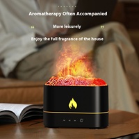 Hxtc88 Électrique air Parfum Humidificateur Machine Volcano Blast Flamme lave Crack Petit Portable Bureau Huile Essentielle Arôme Diffuseur