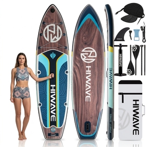 Tabla de <span class=keywords><strong>Surf</strong></span> al por Mayor de Fábrica 11'x34"x6" de Madera Profunda Inflable para Stand Up <span class=keywords><strong>Paddle</strong></span> Drop Stitch con <span class=keywords><strong>Asiento</strong></span> - Product Image 1