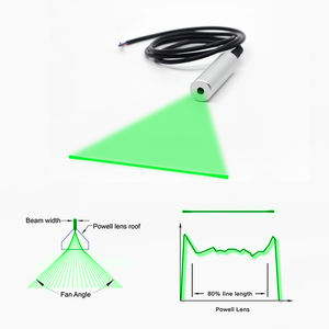 Module laser à ligne uniforme 405nm- 850nm 10mW-400mW Vision industrielle mise au point <span class=keywords><strong>fixe</strong></span> mise au point réglable 300 autres types de lentilles à prismes Powell - Product Image 5