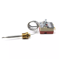 Pièces de vanne de commande de Thermostat de friteuse AC 250V/ 16A avec écrou en laiton de 3/8 "plage de température 50 ~ 200 Celsius