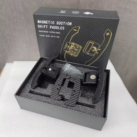 Accessoires de voiture pour BMW Série G G20 G21 G22 G23 G26 G80 G81 G82, palettes de changement de vitesse magnétiques en fibre de carbone améliorées