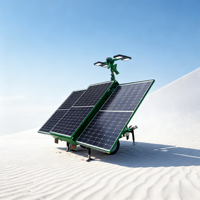 Tour d'éclairage LED tractive à énergie solaire avec mât de levage de 5 à 9 mètres pour l'éclairage des bâtiments miniers
