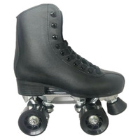 Chaussures de patins à roulettes en PU à rebond élevé, empeigne blanche, plaque en aluminium, camion, quad, patins à roulettes