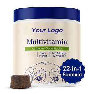Suplemento multivitamínico <span class=keywords><strong>para</strong></span> mascotas 22 en 1 OEM/ODM con vitaminas A E B12 y antioxidantes <span class=keywords><strong>para</strong></span> la salud inmunológica y articular - Product Image 1