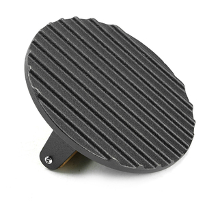 Prensa de carne de hierro fundido pesado con mango de madera, para hacer hamburguesas, para parrilla de barbacoa, herramienta de cocina para carne, bistec y hamburguesas - Product Image 3
