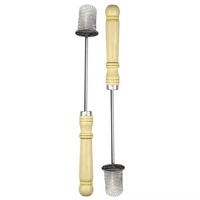 Outils d'allumage pour ventouses de massage avec manche métallique, baguettes de feu traditionnelles chinoises pour la relaxation et les soins